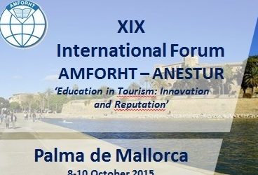 Del 8 al 10 de octubre el XIX Foro internacional AMFORHT-ANESTUR en Palma de Mallorca