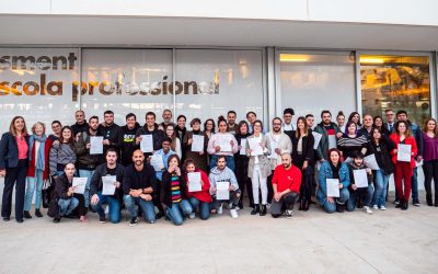 Acto de graduación en Esment Escola Professional