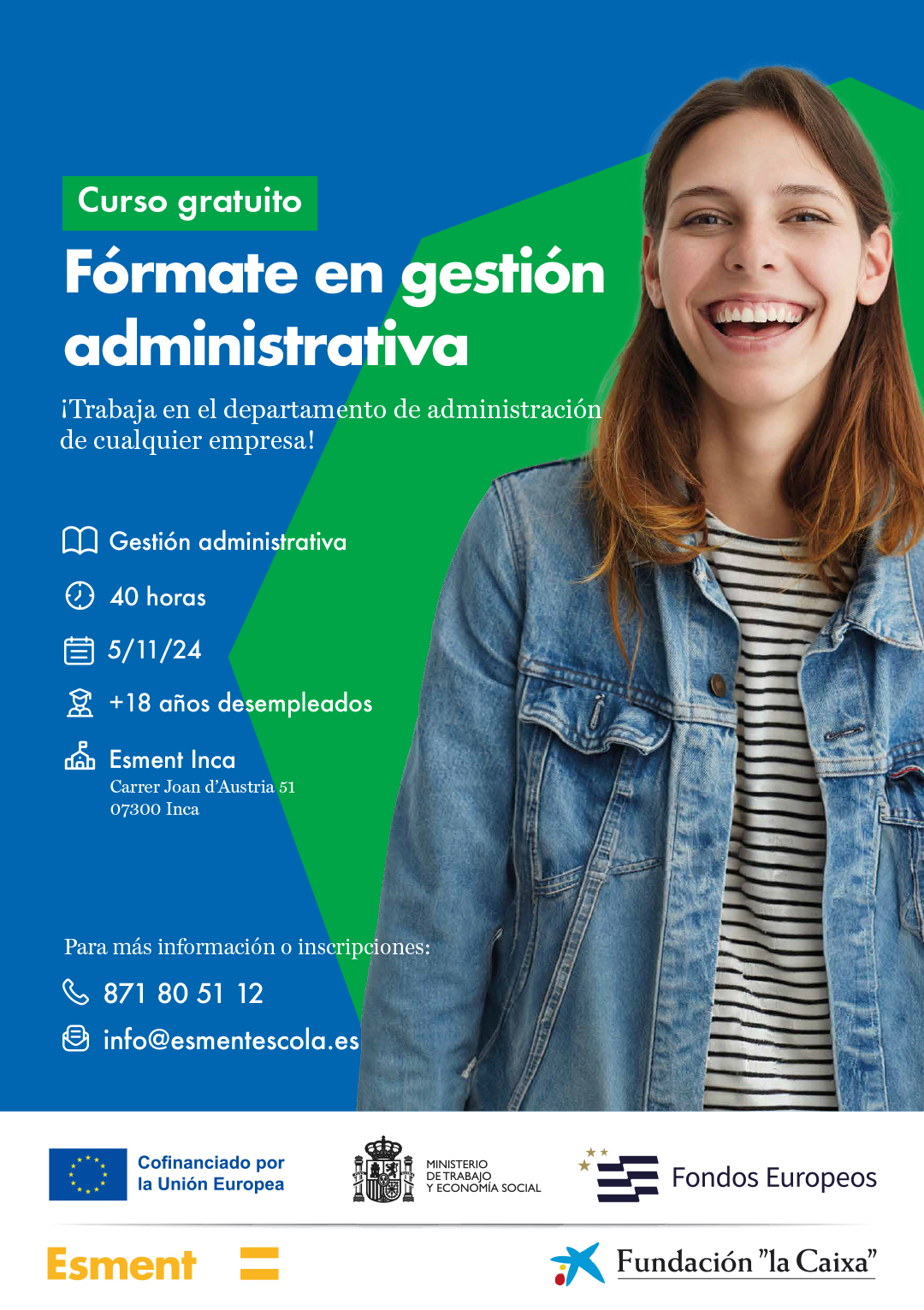 EsmentEscola Flyer GestionAdministrativa EsmentInca1 1