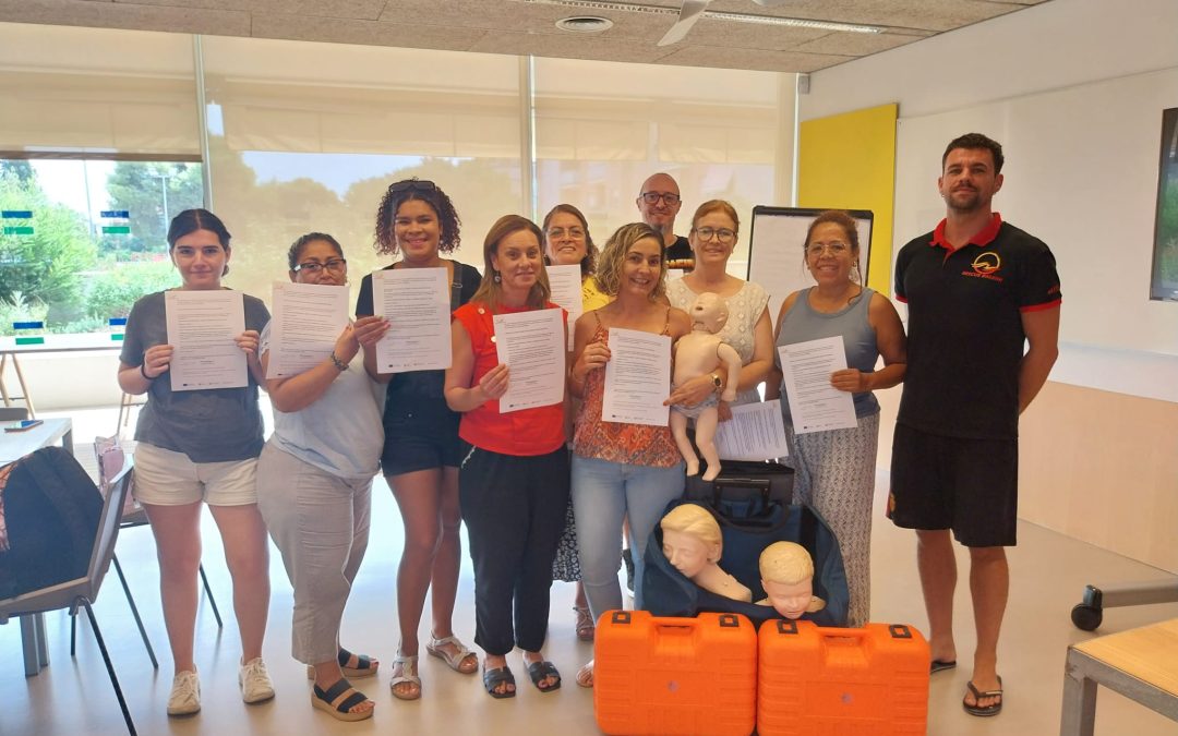 Finaliza el curso de primeros auxilios