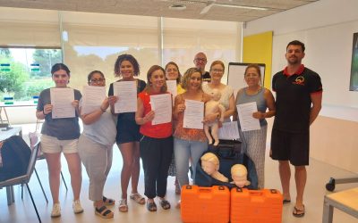 Finaliza el curso de primeros auxilios